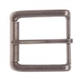 thumbnail image 1 of 1 1/2" (38 mm) Nickle free Single Prong Square Roller Belt Buckle, 1 of 2