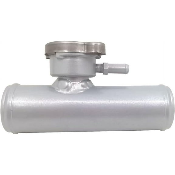 1-1/2" 38mm Aluminum In line Radiator Filler Neck Connecting Hose Coolant Hose Silver