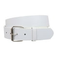 thumbnail image 1 of 1 1/2" (38mm) Snap On Plain Leather Jean Belt With Roller Buckle, 1 of 2