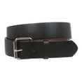 thumbnail image 1 of 1 1/2" (38mm) Snap On Plain Leather Jean Belt With Roller Buckle, 1 of 2