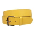 thumbnail image 1 of 1 1/2" (38mm) Snap On Plain Leather Jean Belt With Roller Buckle, 1 of 2