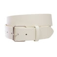 thumbnail image 1 of 1 1/2" (38mm) Snap On Plain Leather Jean Belt With Roller Buckle, 1 of 2