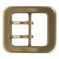 thumbnail image 1 of 1 1/2" (40 mm) Rectangular Center Bar Double Prong Belt Buckle, 1 of 2