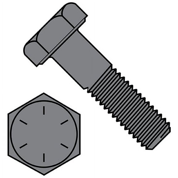 1 1/2-6X7 Coarse Thread Hex Cap Screw Grade 8 Plain Imported (Pack Qty 2) BC-150112CH8OP