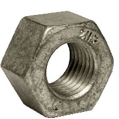 1 1/2"-8 HEAVY HDG/WAX/BLUE DYE Heavy Hex Nut 2H, A194/SA 194, Hot Dip Galvanized (HDG) Waxed Blue Dye (inch) (Quantity: 40)