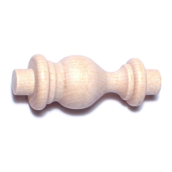 1-1/2" Birch Wood Gallery Rail Spindles SBW-051 (10 pcs.)