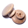 thumbnail image 1 of 1-1/2" Birch Wood Round Top Knobs KBW-078 (5 pcs.), 1 of 1