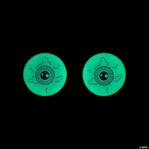 1 1/2" Bulk 144 Pieces Glow-in-the-Dark Eyeball Table Tennis Balls