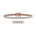 thumbnail image 1 of 1 1/2 Carat Diamond Tennis Tennis Bracelet in 14K Rose Gold (7 Inch) (I1-I2 Clarity), 1 of 3