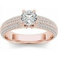 thumbnail image 1 of 1-1/2 Carat T.W. Diamond Classic 14kt Rose Gold Engagement Ring, 1 of 1