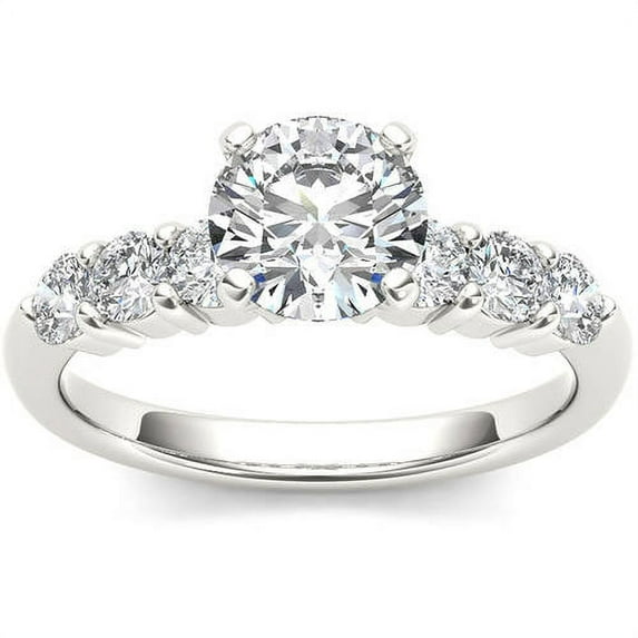 1-1/2 Carat T.W. Diamond Classic 14kt White Gold Engagement Ring