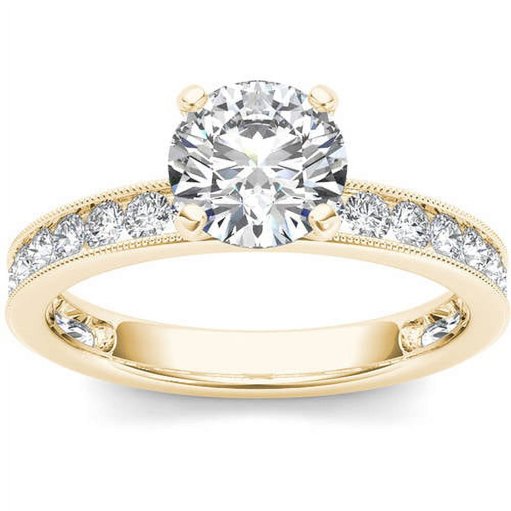 1-1/2 Carat T.W. Diamond Classic 14kt Yellow Gold Engagement Ring