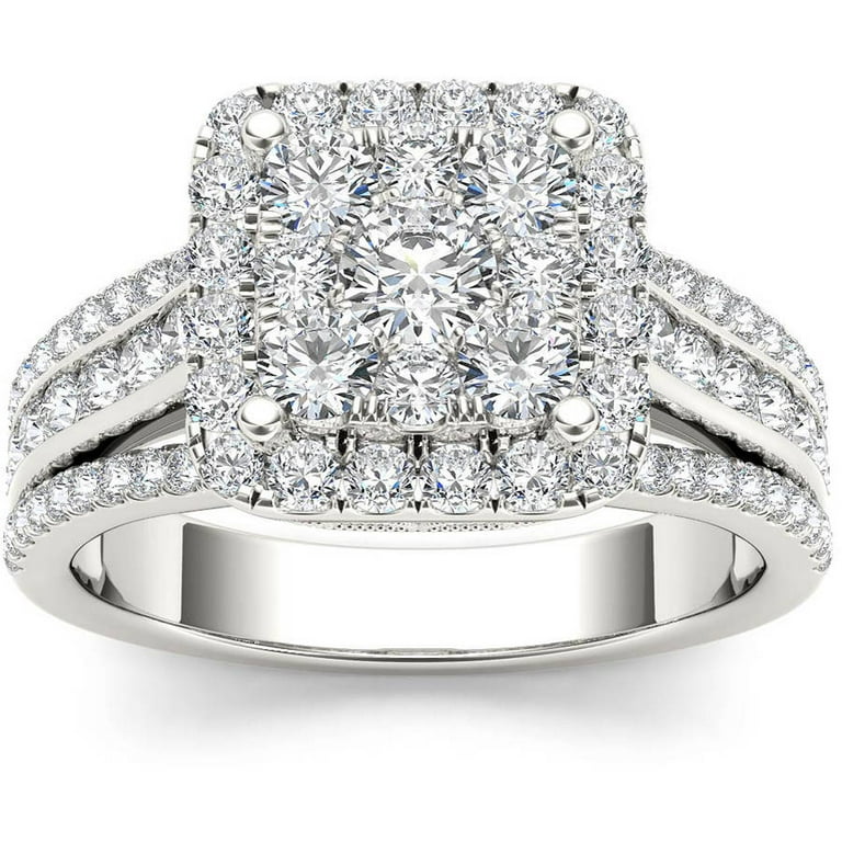Walmart engagement clearance rings white gold