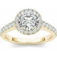 thumbnail image 1 of 1-1/2 Carat T.W. Diamond Single Halo Engagement Ring in 14kt Yellow Gold, 1 of 1