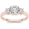thumbnail image 1 of 1-1/2 Carat T.W. Diamond Three-Stone 14kt Rose Gold Engagement Ring, 1 of 5