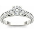 thumbnail image 1 of 1-1/2 Carat T.W. Diamond Three-Stone 14kt White Gold Engagement Ring, 1 of 1