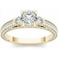 thumbnail image 1 of 1-1/2 Carat T.W. Diamond Three-Stone 14kt Yellow Gold Engagement Ring, 1 of 1