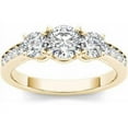 thumbnail image 1 of 1-1/2 Carat T.W. Diamond Three-Stone Engagement Ring in 14kt Yellow Gold, 1 of 5