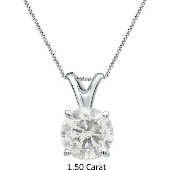 1 1/2 Carat T.w. Round Diamond Solitaire