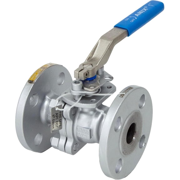 1-1/2" Cast Carbon Steel Flanged Ball Valve ANSI Class 150