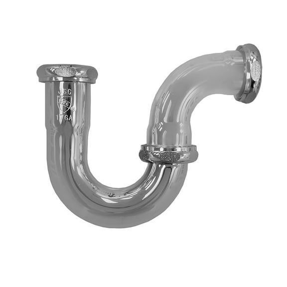 1-1/2" Chrome Plated Brass Repair Trap 20 Gauge,PartNo P38104 JonesStephens