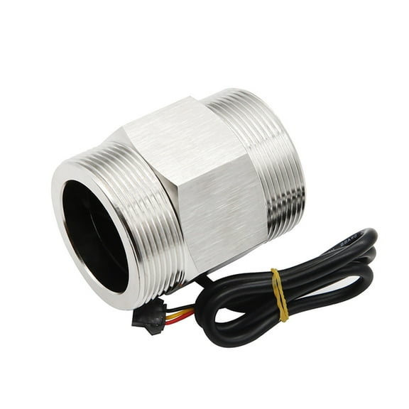 1-1/2" DC 5-18V Water Flow Sensor, Stainless Steel Flow Sensor, Water Control Liquid Sensor Switch