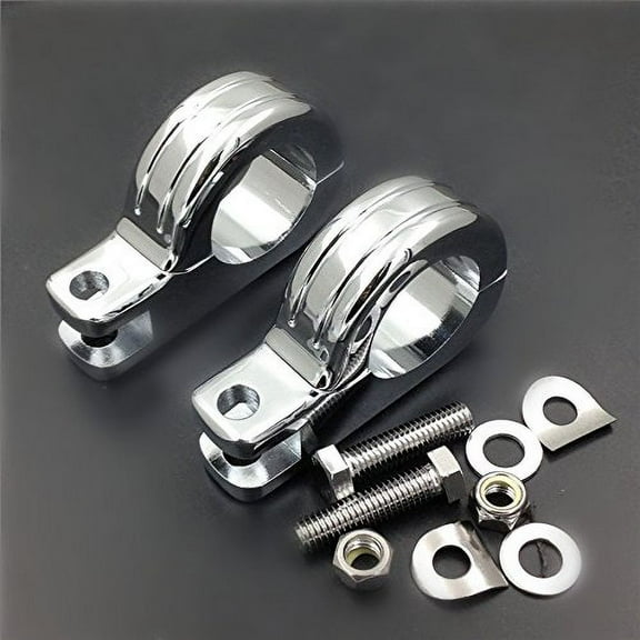 1 1/2" Engine Guard Footpeg Clamp For Harley Honda Kawasaki Suzuki Yamaha Custom