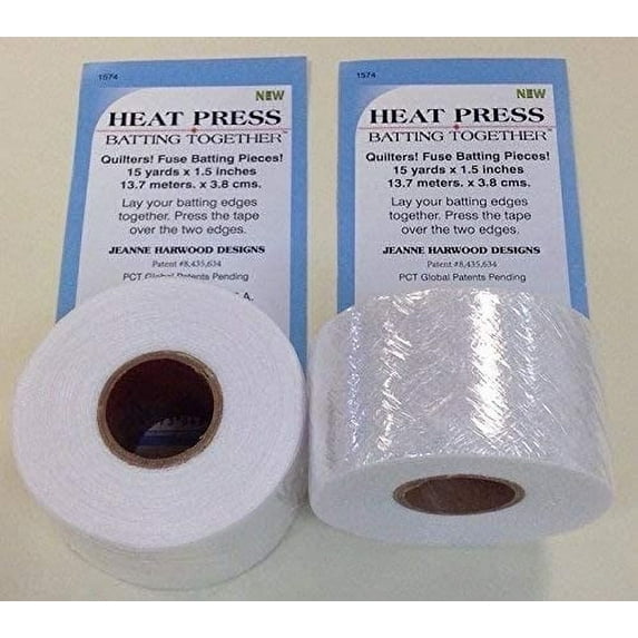 1 1/2" Fusible Batting Tape 2 Pack