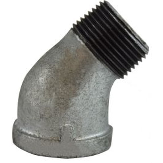 1-1/2 Galvanized 45 Street Elbow