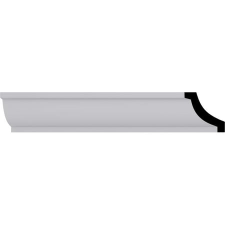 1 1/2"H x 1 1/2"P x 2 1/8"F x 94 1/2"L Ashford Mini Crown Moulding