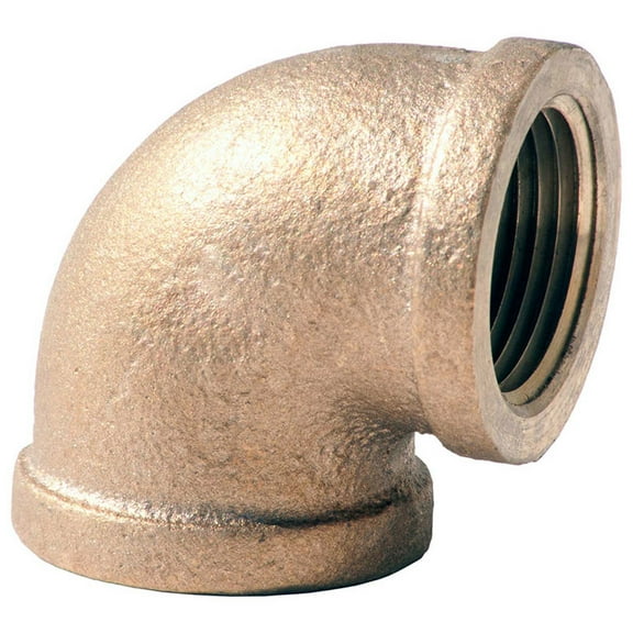 1-1/2" Lead Free Brass 90 Degree Elbow, FNPT, 125 PSI