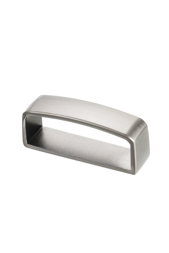 1-1/2 Inch 40mm Belt Loop Keepers, Alloy Belt Strap Ring Men's Buckle for DIY Craft Belt Fixing, Silver Grey