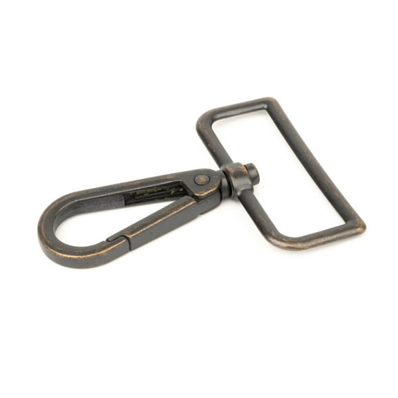Country Brook Design® 1.5 Inch Aged Bronze Purse Lobster Clasp Swivel Snap Hook, 25 Pack