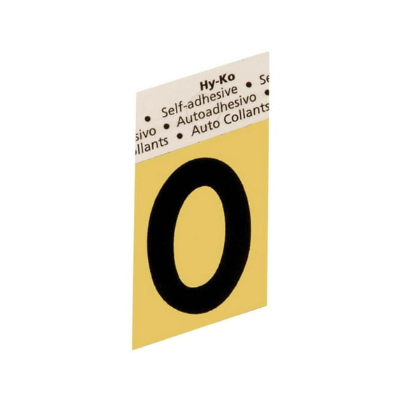 1-1/2-Inch Black/ Gold Aluminum Adhesive Angle Cut 0 - Pack of 10