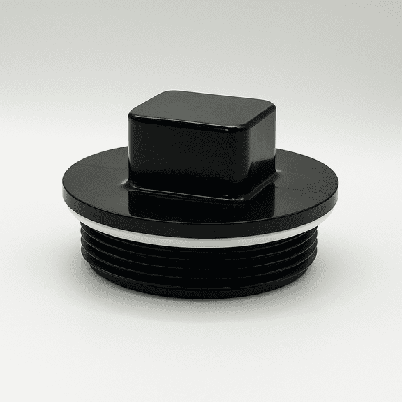 1 1/2 Inch Cleanout Plug , ABS Fitting