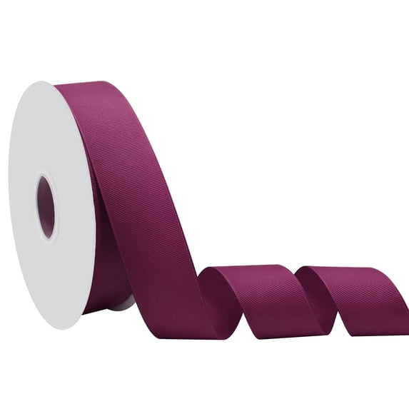 1-1/2 Inch Grosgrain Ribbon - 50Yards Craft Ribbon for Gift Wrapping, Wedding Decor, Hair Bows & DIY Projects Burgundy