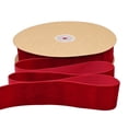 thumbnail image 1 of LoomJoyz 1-1/2 Inch Maroon Velvet Ribbon - 20 Yards Single Face Thin Ribbon for Gift Wrapping, Wedding Decor & DIY Hair Bows, 1 of 8