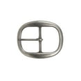 thumbnail image 1 of 1 1/2 Inch Nickel Free Center Bar Single Prong Oval Belt Buckle, 1 of 1