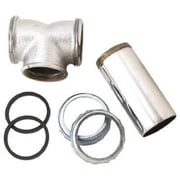 1-1/2-Inch O.D. Tube Slip Joint Kitchen Drain Center Outlet Tee & Tailpiece
