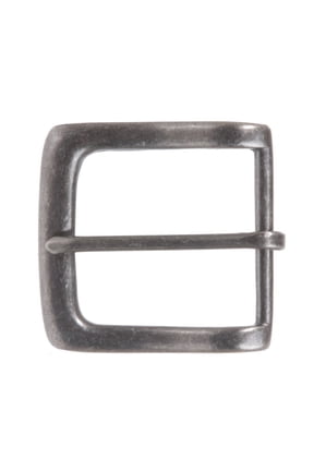 1 1/2 Inch Single Prong Square Nickel Free Belt Buckle