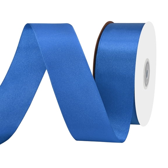 THEGLY 1-1/2 Inch x 100 Yard Royal blue Satin Ribbon – Perfect for Gift Wrapping, Crafts, Christmas, Hair Styling, Invitation Decor & More