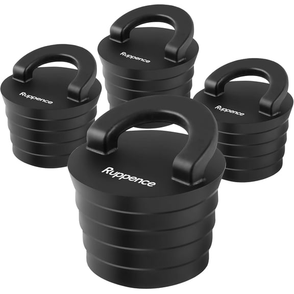 4Pack 1-1/2" Kayak Scupper Plugs with Ring Pull Design, Boat Drain Plug | Rubber Drain Plugs for Watertight Livewell,Bilge Stoppers for Marine Drain Holes,Canoes & Small Watercraft, Leak-Proof Design