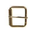 thumbnail image 1 of 1 1/2" Nickel Plated Single Prong Simple Roller Buckle, 1 of 2