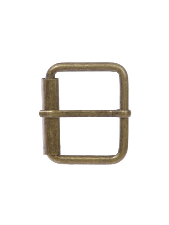 1 1/2" Nickel Plated Single Prong Simple Roller Buckle