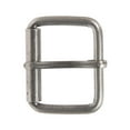 thumbnail image 1 of 1 1/2" Nickel Plated Single Prong Simple Roller Buckle, 1 of 1