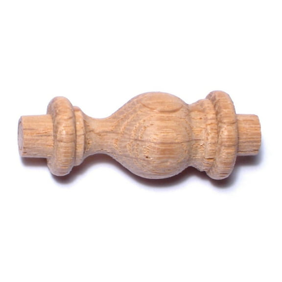 1-1/2" Oak Wood Gallery Rail Spindles SPNDL-098 (10 pcs.)