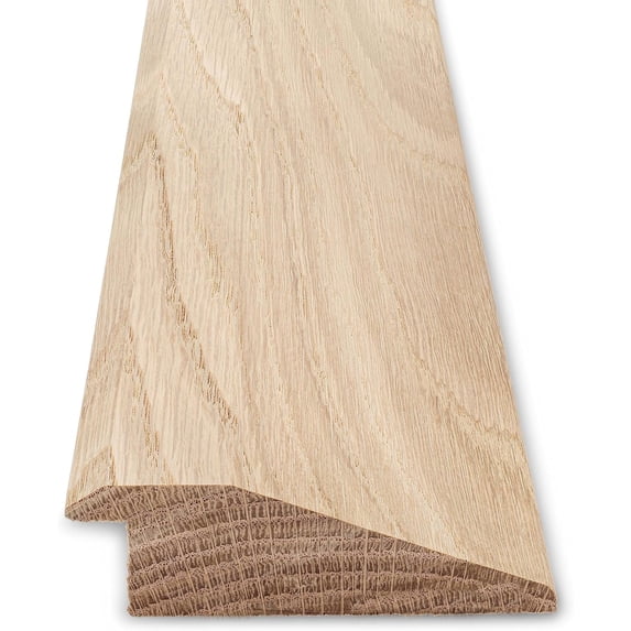 Randall Manufacturing 1 1/2" Overlap Floor Transition Strip, Solid Oak Molding, 36" X 6"