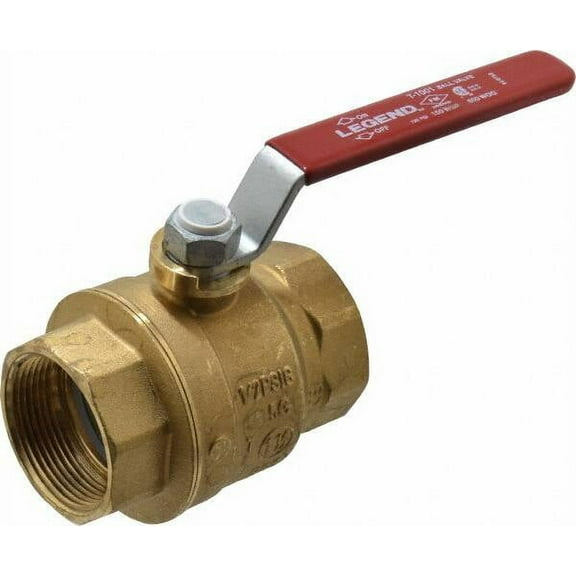 1-1/2" Pipe, Full Port, Brass Standard Ball Valve