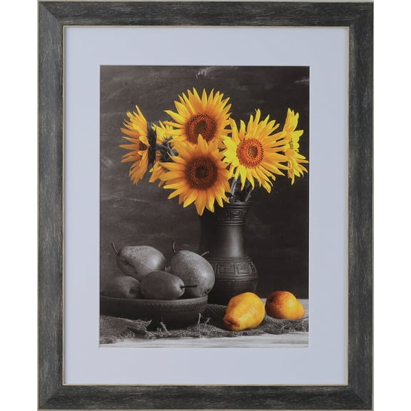 1-1/2" Polystyrene Contemporary Picture Frame - by WholesaleArtsFrames-com 12x18 1011 Series - Dirty Grey - Made In USA