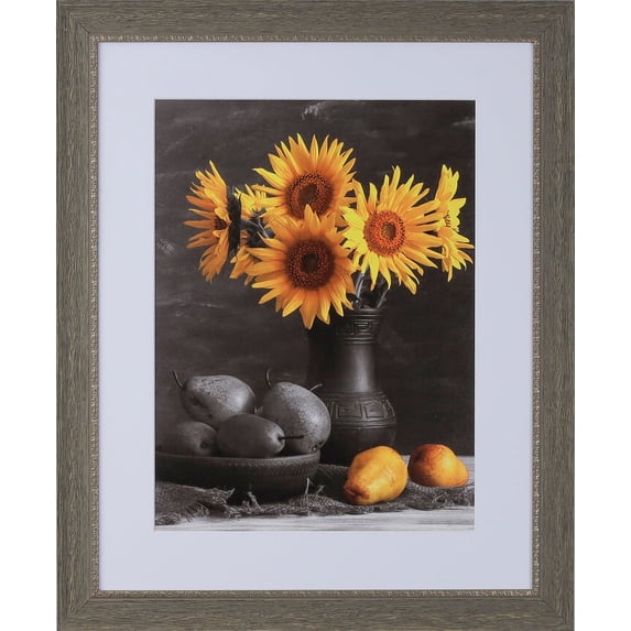 1-1/2" Polystyrene Wood Grain Picture Frame - by WholesaleArtsFrames-com 4x7 2062 Series - Driftwood Grey - Made In USA
